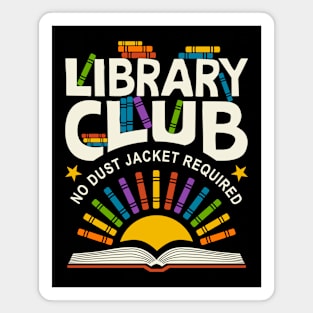 Library Club No Dust Jacket Magnet